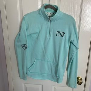 Sky blue Victoria’s Secret PINK half zip